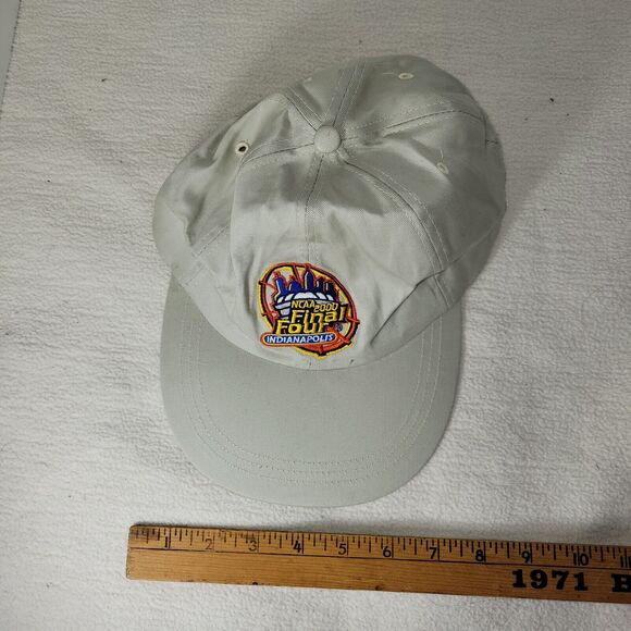 Vintage NCAA Hat Blue Basketball Grunge Retro USA 2000 Final Four Indianapolis - Picture 13 of 16